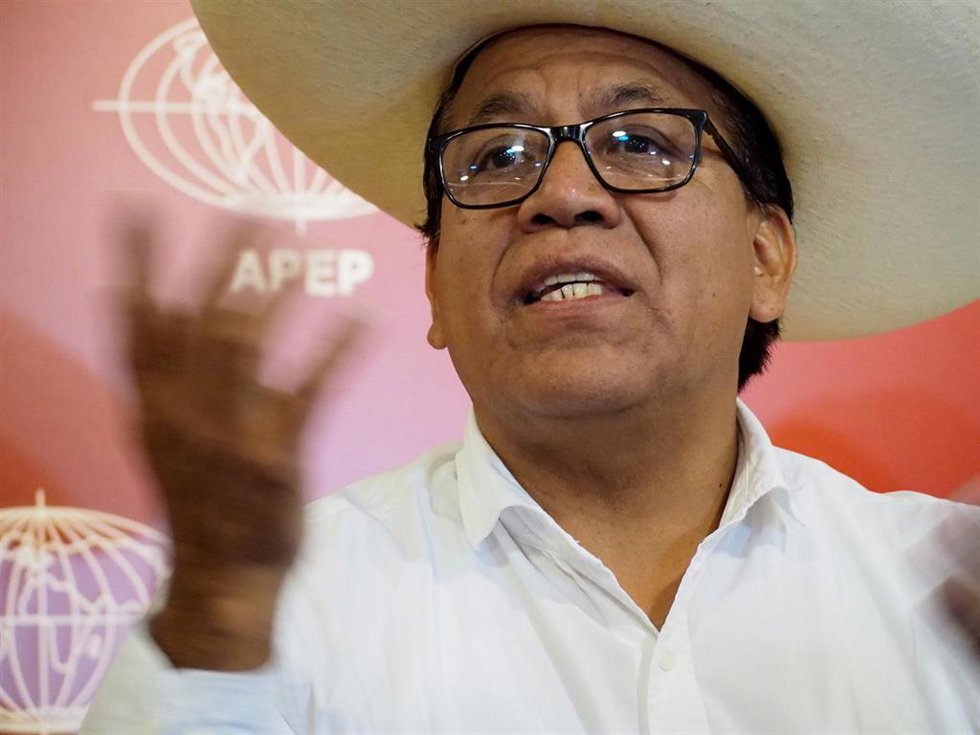 Archivo - El candiato presidencial peruano Roberto Sánchez (archivo)