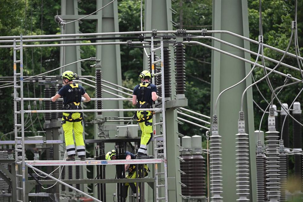 Apagón tras un incendio provocado en Reutlingen (Alemania)
