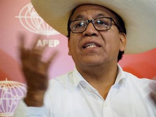 Archivo - El candiato presidencial peruano Roberto Sánchez (archivo)