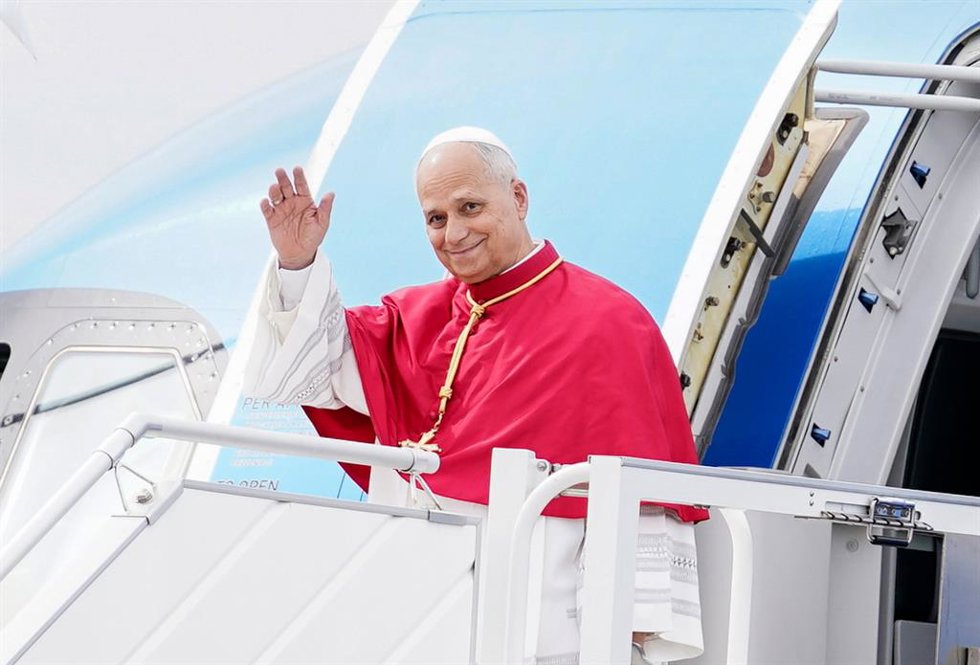 El Papa León XIV aterriza en el Aeropuerto Adolfo Suárez Madrid-Barajas