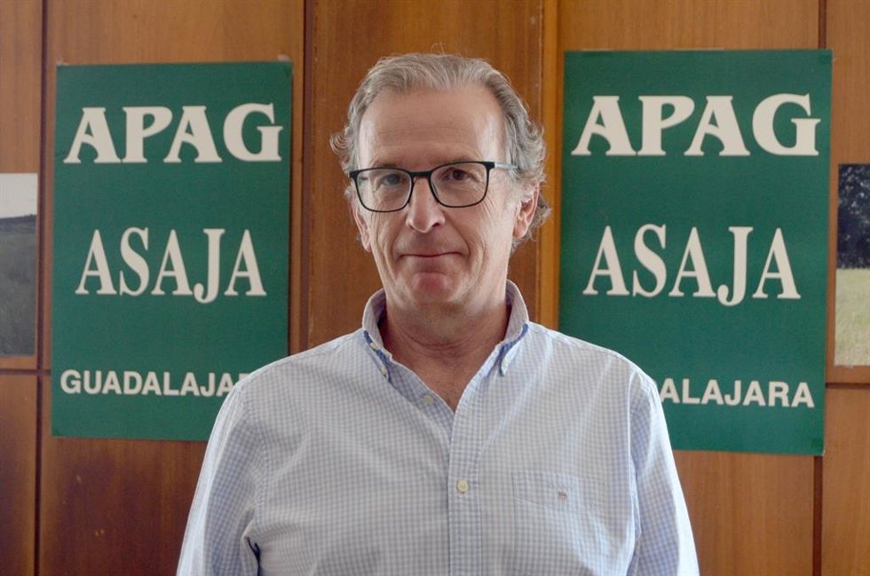El presidente de la Asociación Provincial de Agricultores y Ganaderos de Guadalajara (APAG), Juan José Laso.