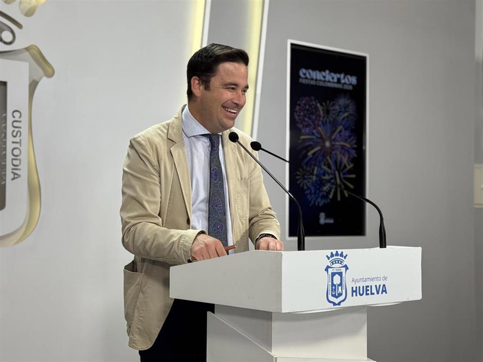 El concejal de Cultura y Patrimonio Arqueológico del Ayuntamiento de Huelva, Nacho Molina.