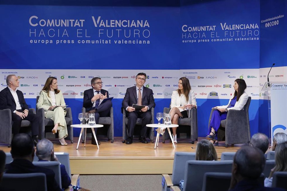 Mesa redonda durante la IV Edición de las Jornadas ‘Comunitat Valenciana hacia el futuro’ organizadas por Europa Press