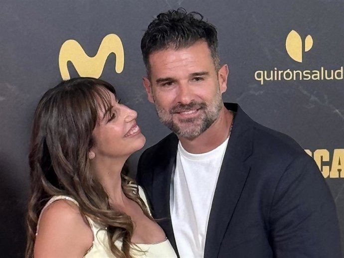 Almudena Cid y su novio, Gerardo Berodia, durante la II edición de los Premios ADN del Deporte