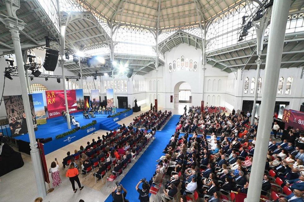 Acto del Día de la Región de Murcia en el Antiguo Mercado de La Unión