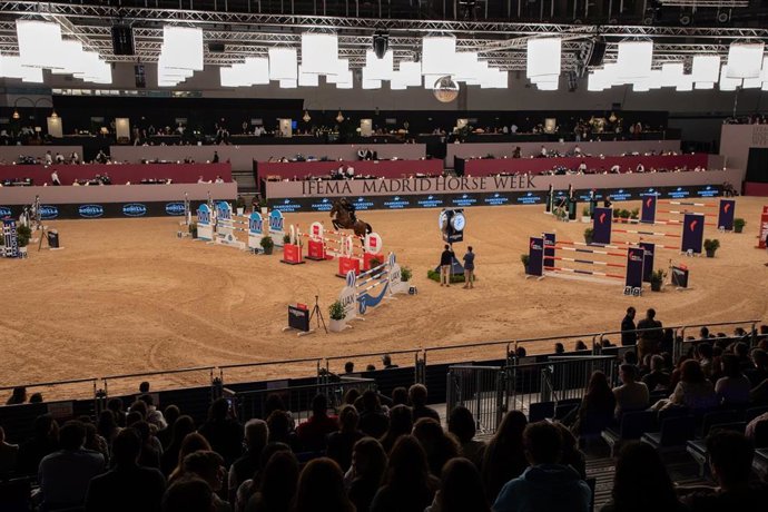 Archivo - Vista general durante la segunda jornada de una edición de la Madrid Horse Week