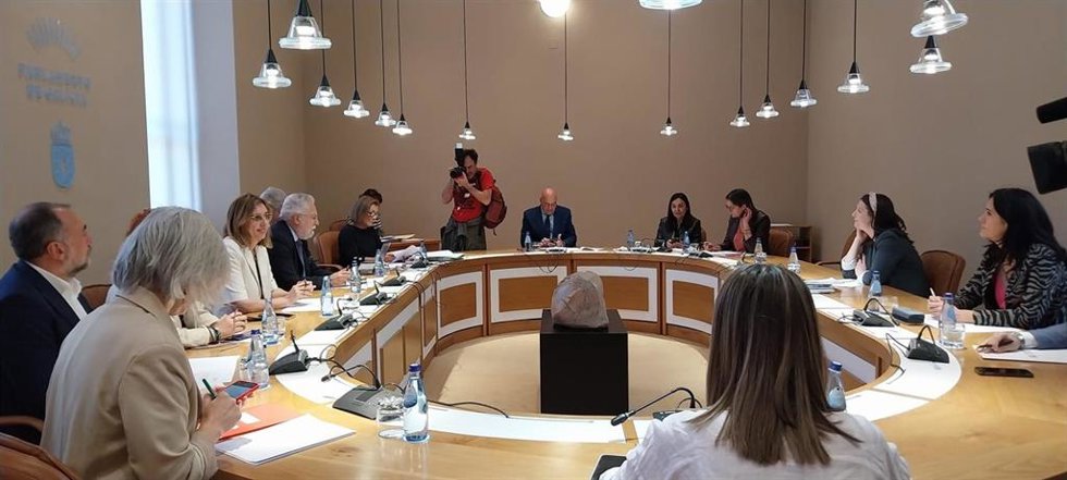 Junta de portavoces del Parlamento de Galicia.