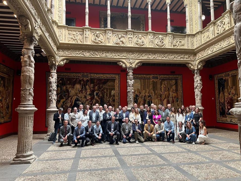 Foto de grupo de los asistentes a las jornadas de Amaef.