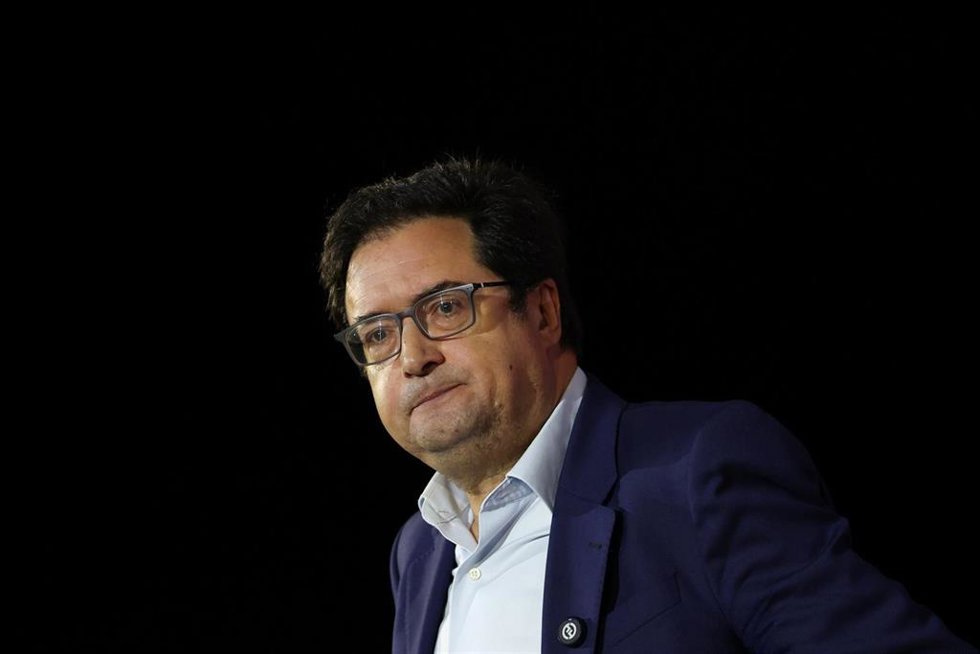 El ministro para la Transformación Digital y de la Función Pública, Óscar López, durante la celebración del acto de inauguración de la 15ª edición del South Summit Madrid 2026, a 3 de junio de 2026, en Madrid (España). Este foro global de emprendimiento e
