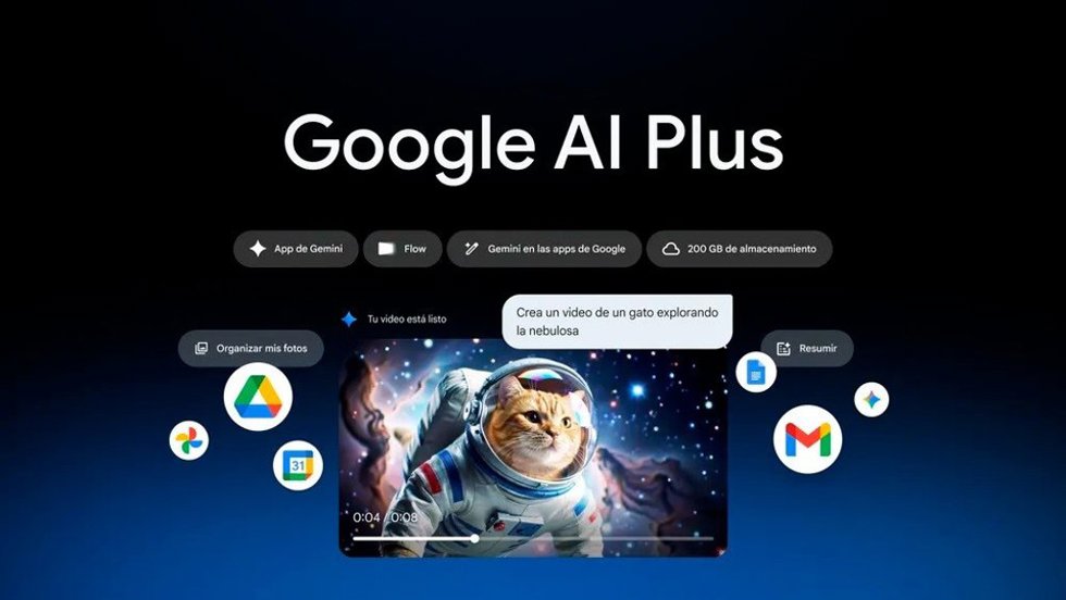 Imagen del plan Google AI Plus