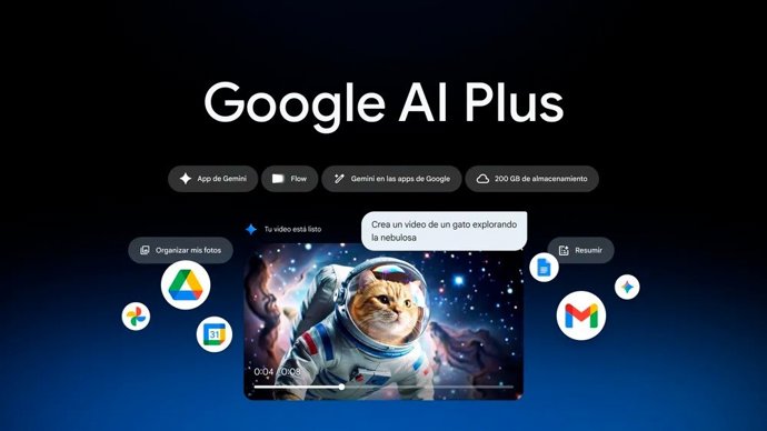 Imagen del plan Google AI Plus