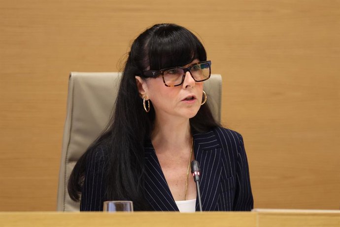La presidenta de la Sociedad Estatal de Participaciones Industriales (SEPI), María Belén Gualda González, comparece ante la Comisión Mixta de Seguridad Nacional, en el Congreso de los Diputados, a 9 de junio de 2026, en Madrid (España). Las comparecencias