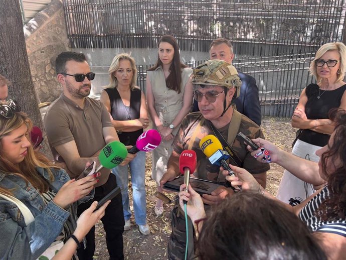 El arqueólogo responsable de esta excavación, Michel Muñoz.