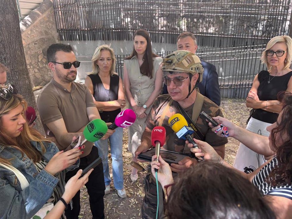 El arqueólogo responsable de esta excavación, Michel Muñoz.