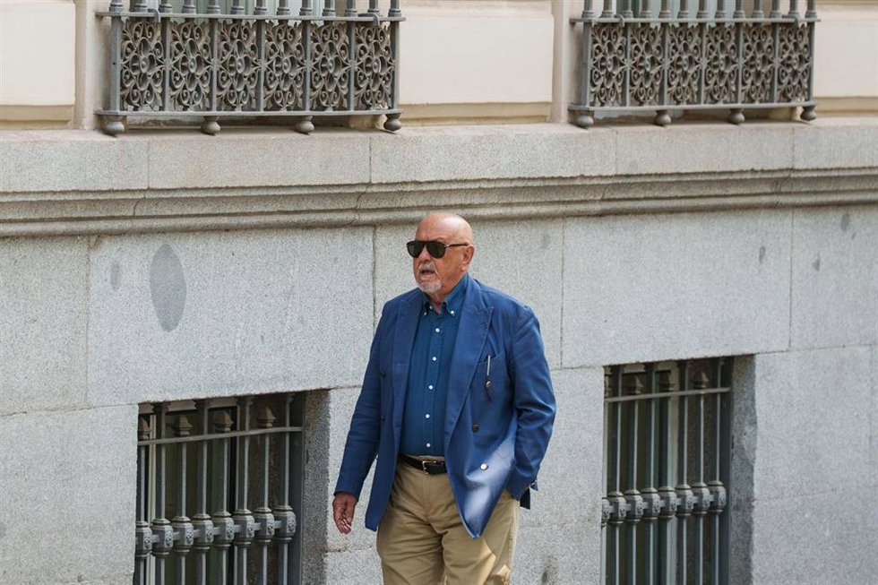 Archivo - El exjefe de Asuntos Internos de Policía Nacional, Marcelino Martín Blas, llega a declarar a la Audiencia Nacional por el caso del presunto espionaje a Podemos, a 4 de junio de 2025, en Madrid (España). 