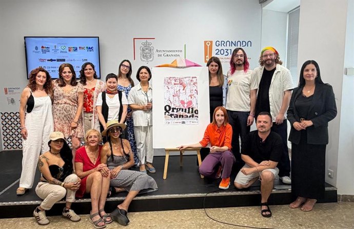 La presentación del Orgullo Granada 2026 en el Consistorio granadino.