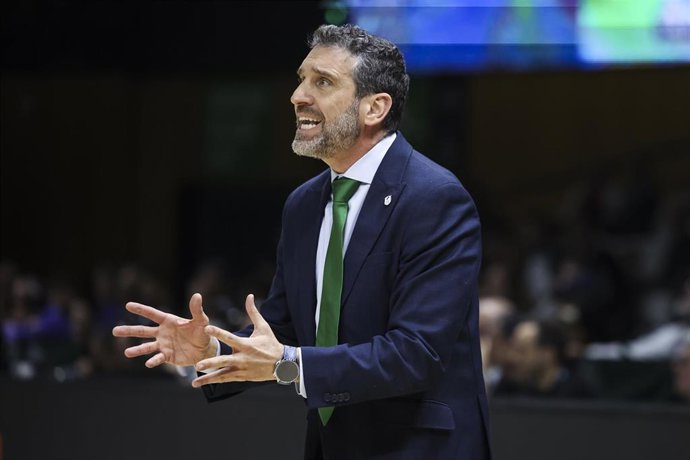 Ibon Navarro durante un partido del Unicaja