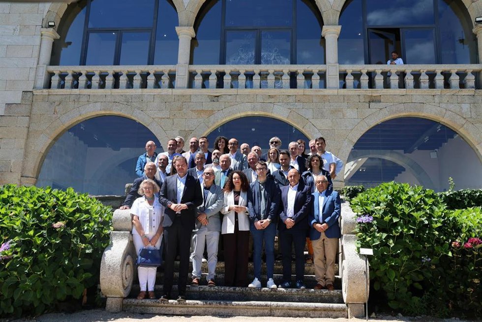 Reunión de trabajo en Sober (Lugo) para analizar la candidatura de la Ribeira Sacra.