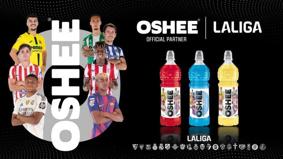 LaLiga y OSHEE amplían su colaboración en el marco de la promoción de hábitos de vida saludables.