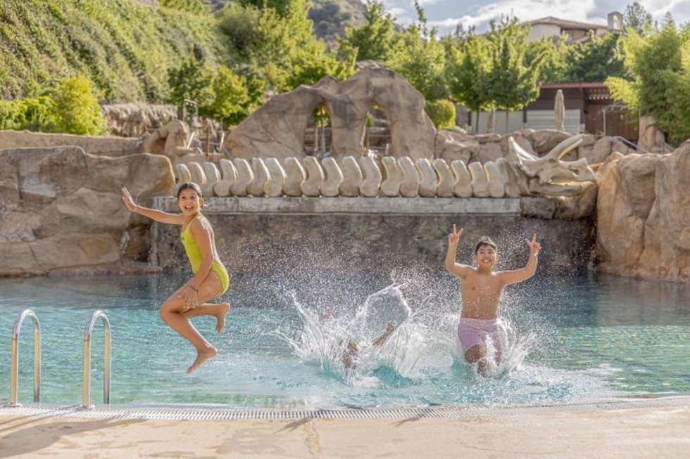 El Barranco Perdido abre su temporada estival con la puesta en marcha de la Playa Cretácica y una amplia programación