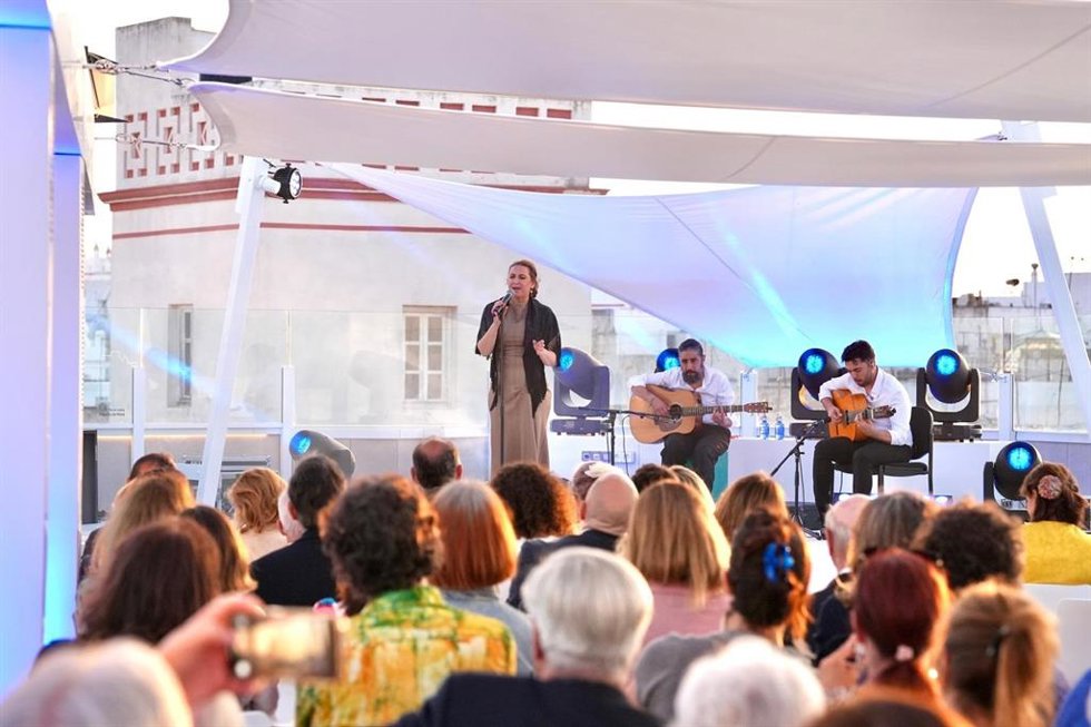 Archivo - La Niña Pastori inaugura el nuevo espacio cultural de Fundación Unicaja.