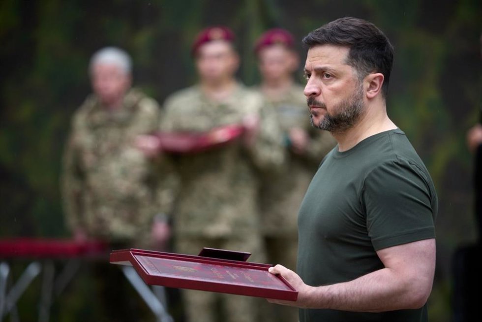 El presidente de Ucrania, Volodimir Zelenski.