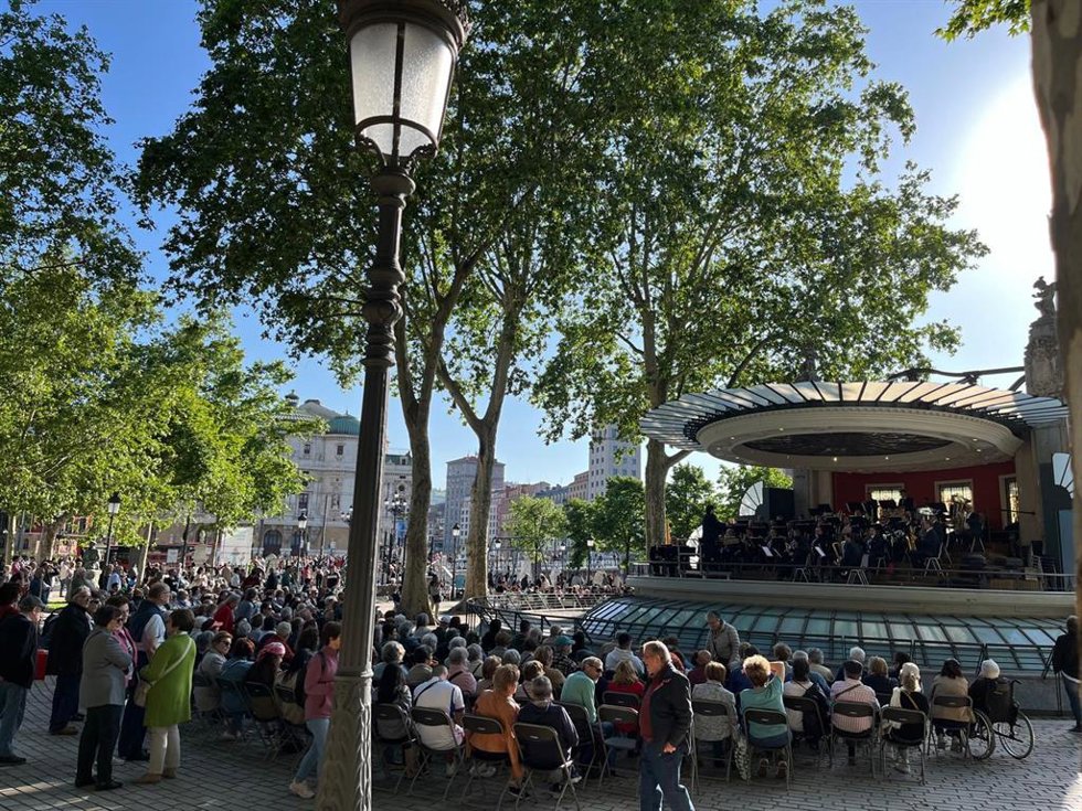 Actuación de la Banda Municipal de Música de Bilbao