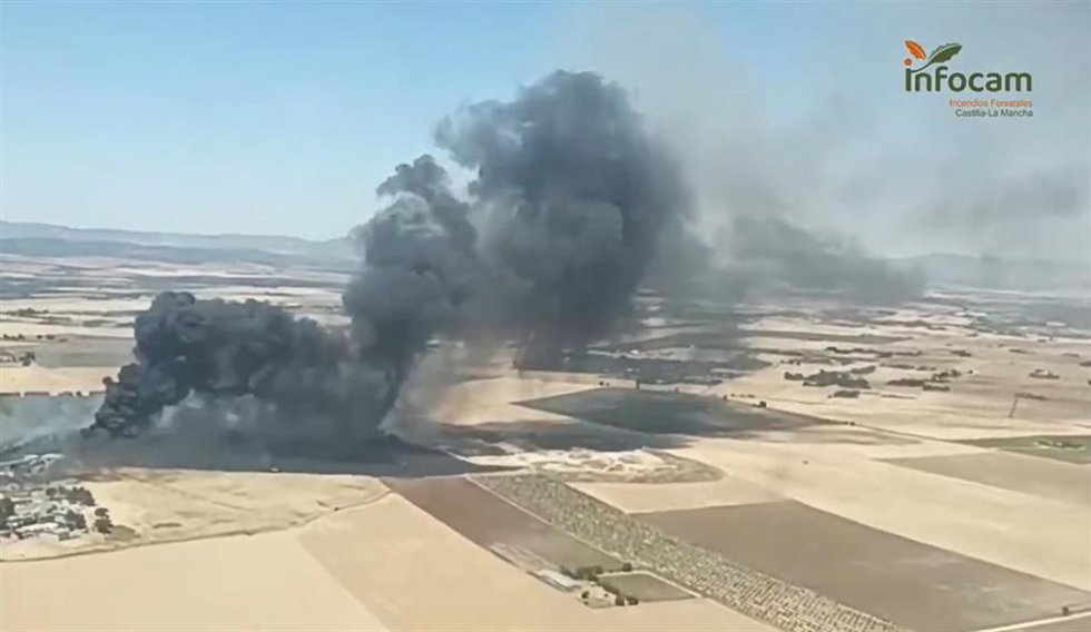 Incendio en Ciudad Real