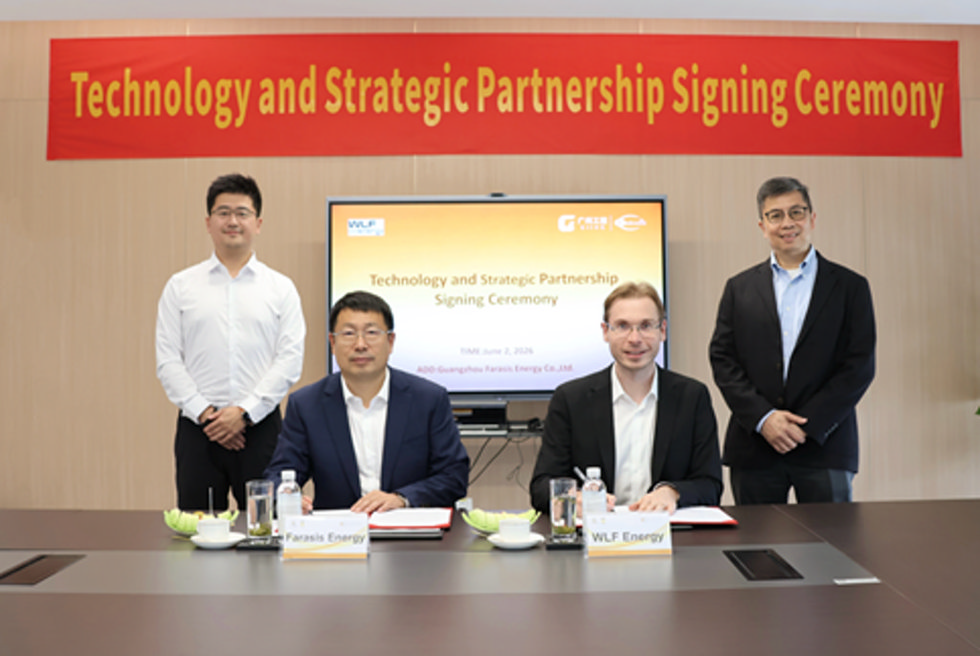 WLF Energy y Farasis Energy firman una alianza