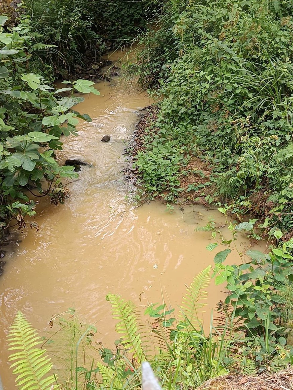 Vertidos en el Río Aboño denunciados por la Coordinadora Ecologista.