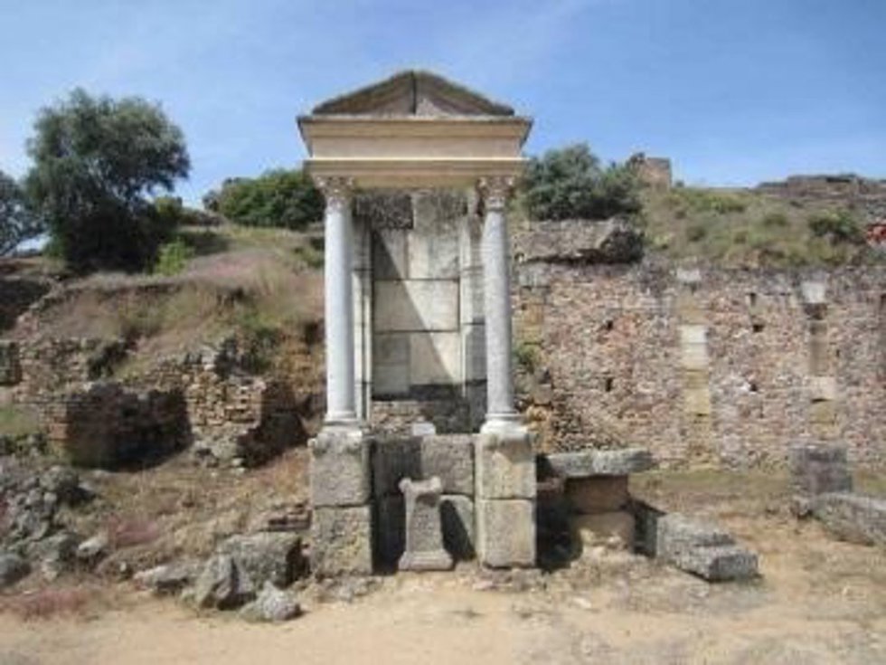 Ruinas de Munigua, en Villanueva del Río y Minas (Sevilla).