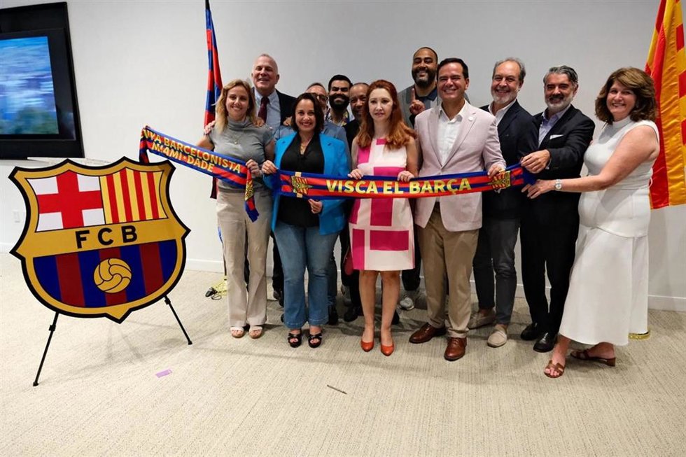 Inauguración de la oficina comercial del FC Barcelona en Miami (Estados Unidos)