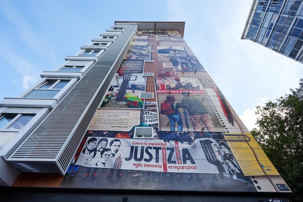 La recreación del mural fue realizada de forma colectiva durante el verano de 2025