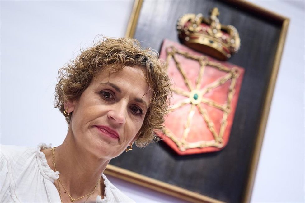 La presidenta del Gobierno de Navarra, María Chivite.