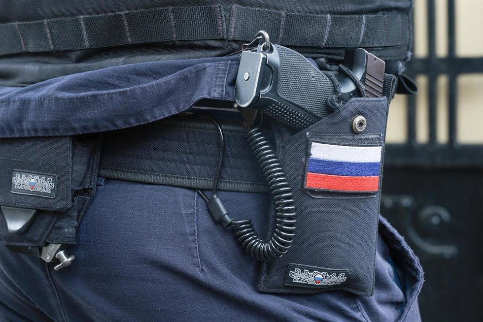 Imagen de archivo de un policía ruso.
