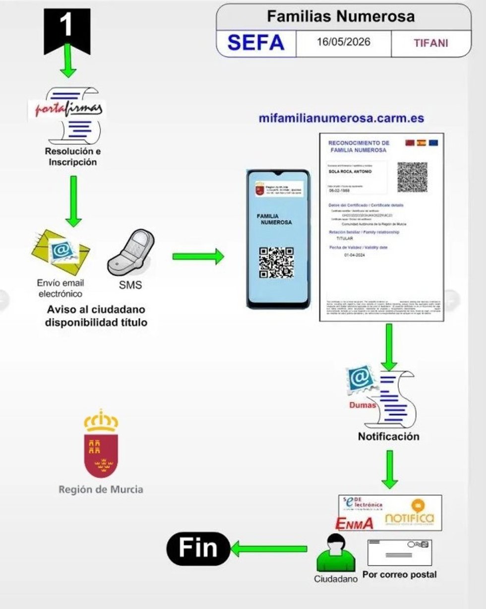 Nueva aplicación, ‘Tifani’, para simplificar la gestión del título de familia numerosa