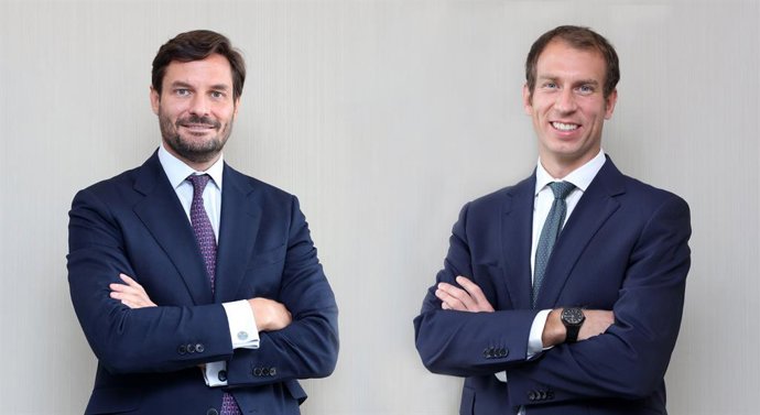 Archivo - Luis Buceta, director de inversiones de Creand Wealth Management, y Miguel Ángel Rico, director de inversiones de la gestora Creand Asset Management.