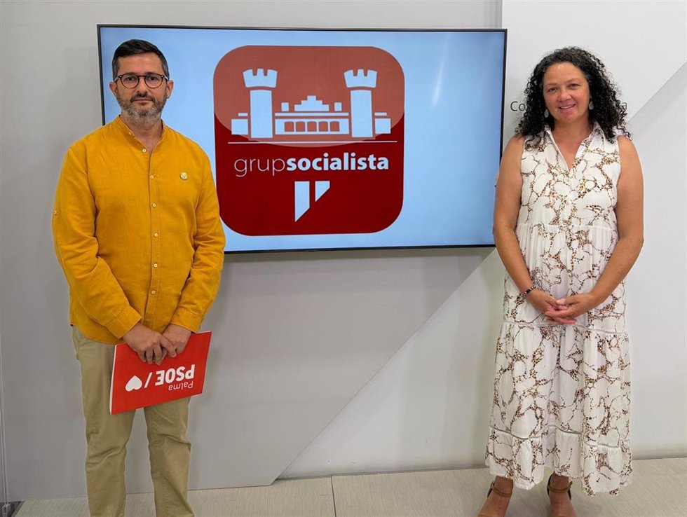 Consellers del grupo socialista en el Consell de Mallorca