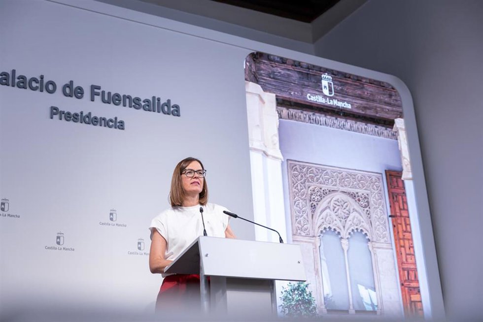 La consejera Portavoz del Gobierno regional, Esther Padilla