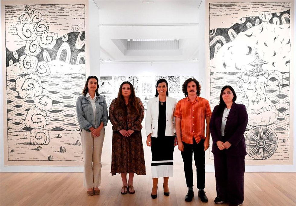 Inauguración de la muestra de Gorka Mohamed en el MAS