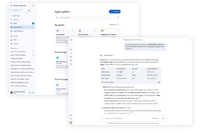 Recurso de Gemini Enterprise