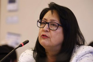 Valparaiso, 12 de enero  2026 La Contralora General de la Republica, Dorothy Perez, durante la comision de Hacienda en la Camara de Diputados Sebastian Cisternas/ Aton Chile