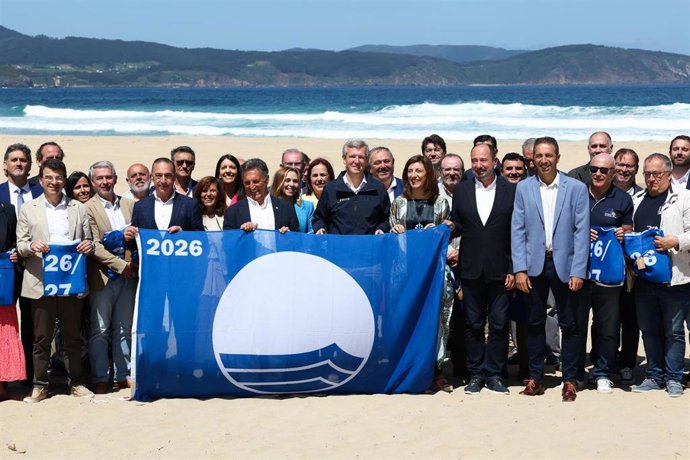 Acto de entregas de las banderas azules.