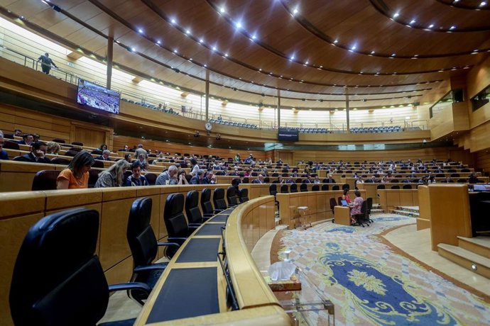 Archivo - Imagen de archivo del Senado.