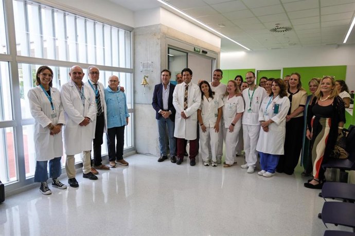 El Regional de Málaga incorpora una nueva 'Campana de Vida' en oncología radioterápica