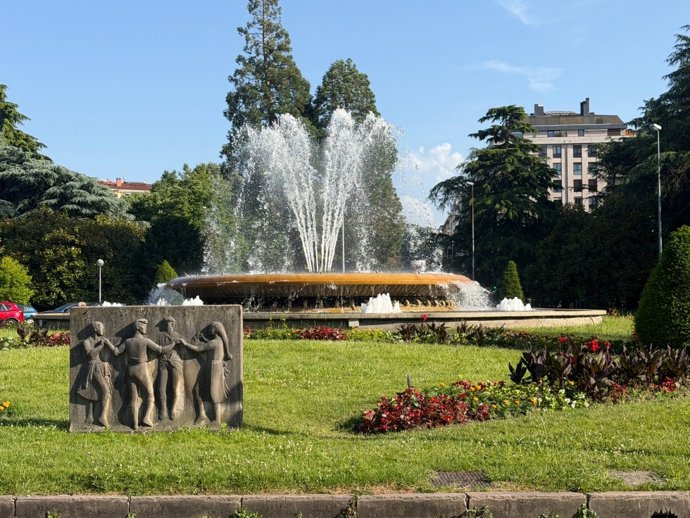 Donostiako Pio XII.A plazako iturria