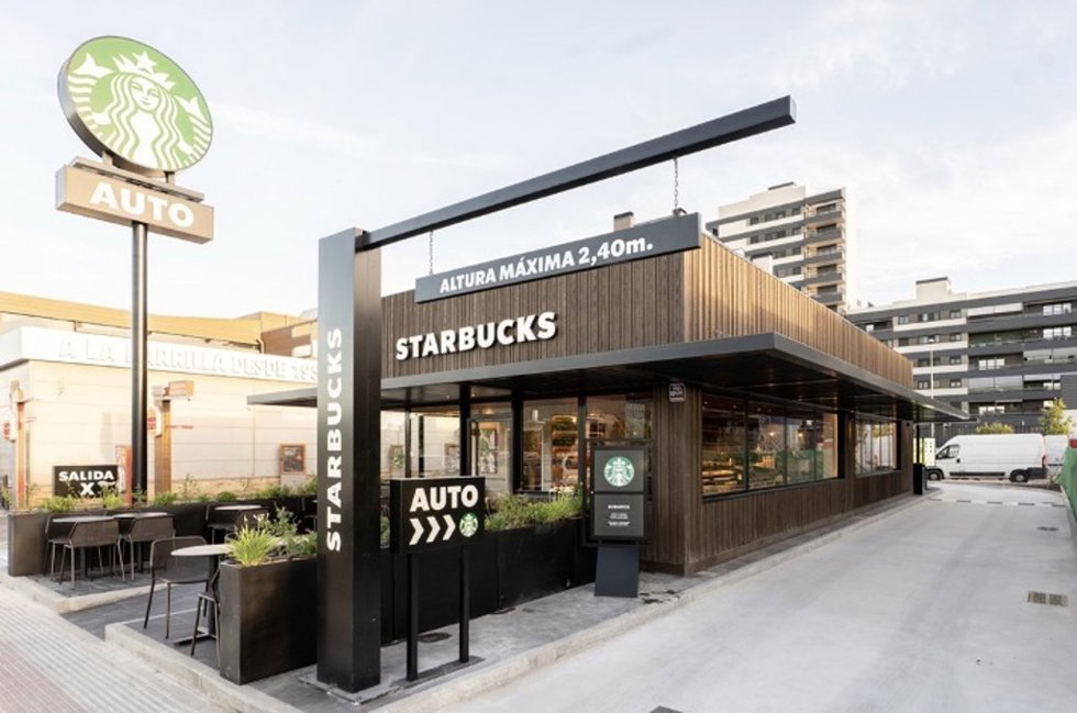 Starbucks auto en Madrid