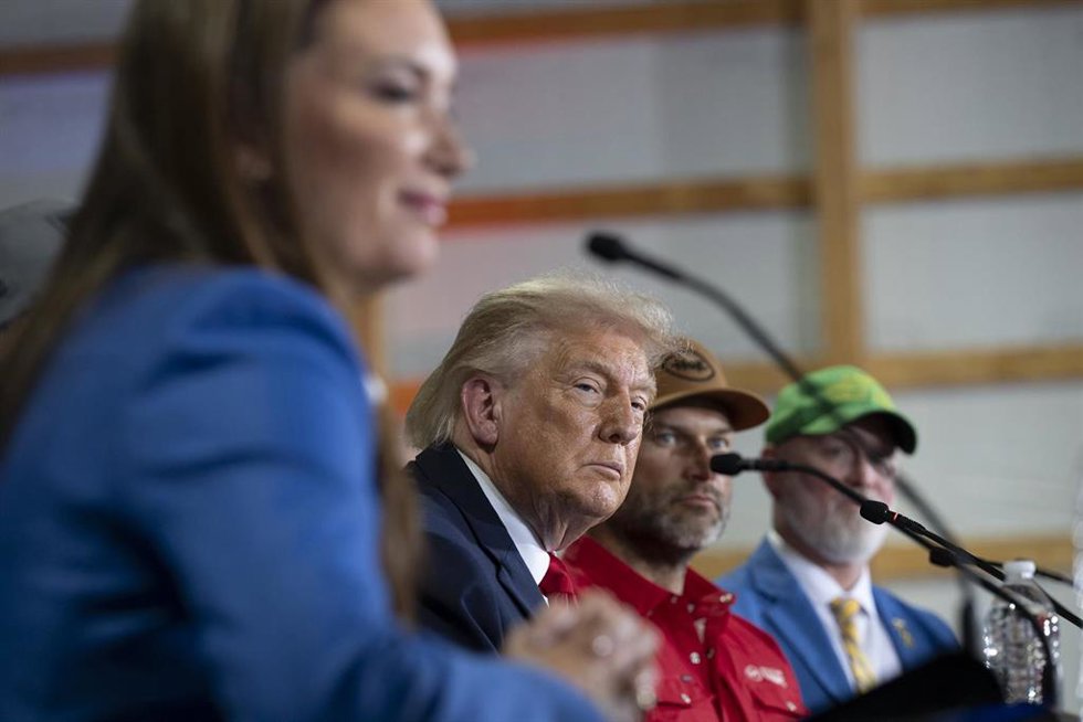 El presidente de EEUU, Donald Trump, en un acto.