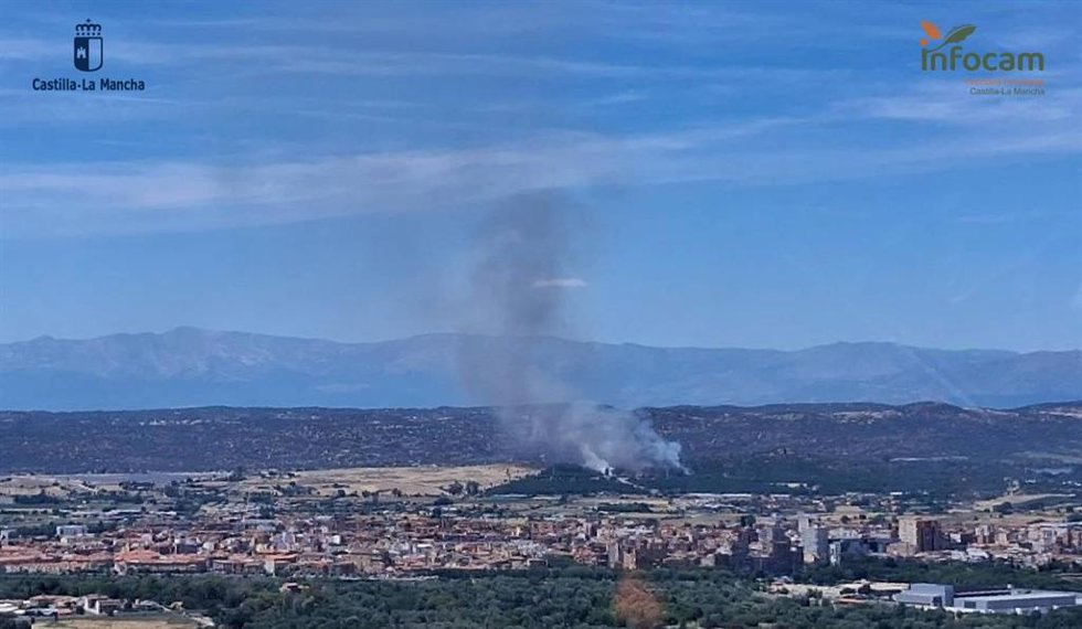Incendio en Talavera de la Reina.