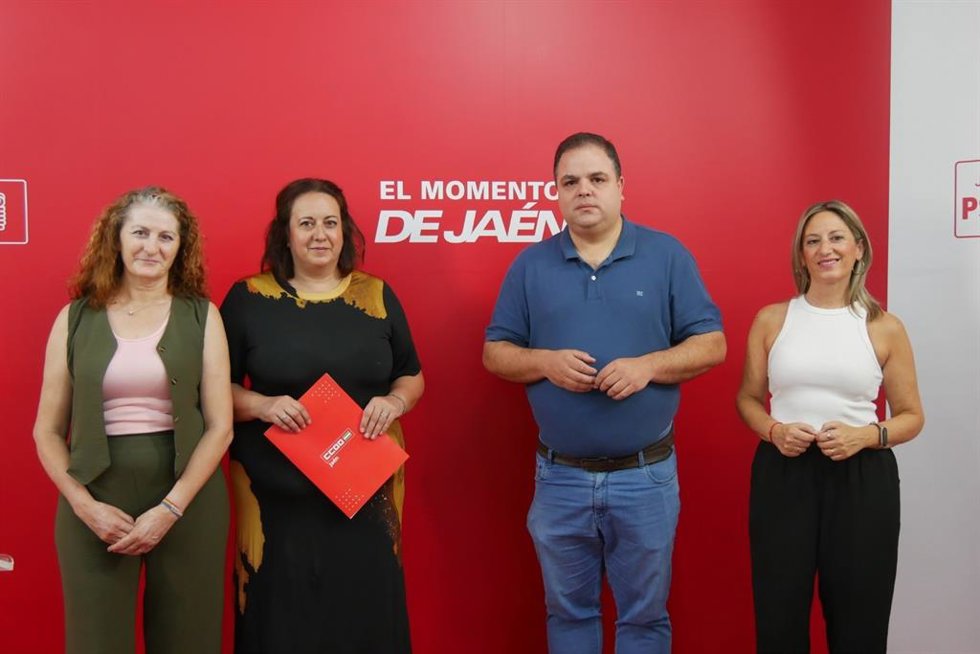 Reunión de CCOO con el PSOE para abordar la situación del mercado laboral en la provincia de Jaén